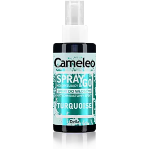 Koloryzujący spray do włosów Cameleo Spray&Go, 150ml Turkus