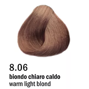Allwaves Cream Color farba do włosów, koloryzacja trwała, 100 ml 8.06 ciepły jasny blond