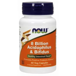 NOW FOODS 8 Billion Acidophilus & Bifidus - Probiotyk (60 kaps.)