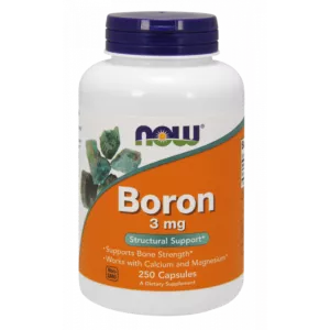 NOW FOODS Boron - Bor 3 mg (250 kaps.)