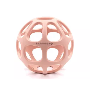Gryzak silikonowy piłeczka różowy 4m+ Bamboom