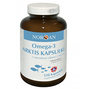 Suplement diety Norsan Omega-3 Arktis kapsułki kwasy omega-3 kapsułki 120 szt.
