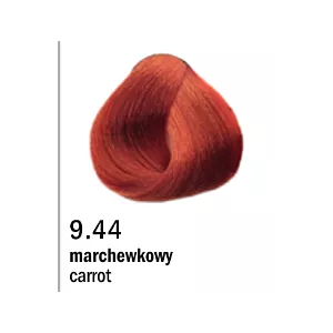 Allwaves Cream Color farba do włosów, koloryzacja trwała, 100 ml 9.44 marchewkowy
