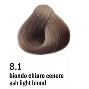 Allwaves Cream Color farba do włosów, koloryzacja trwała, 100 ml 8.1 jasny popielaty blond