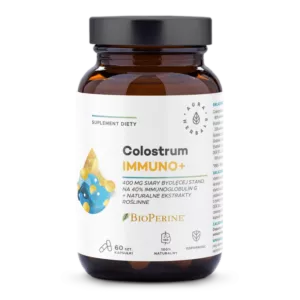 AURA HERBALS Colostrum Immuno + BioPerine (60 kaps.)