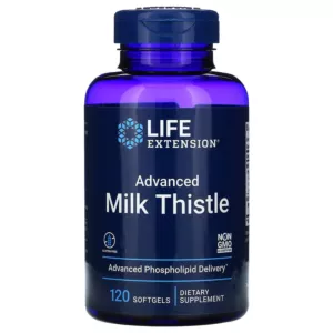 LIFE EXTENSION Advanced Milk Thistle - Ostropest Plamisty (120 kaps.)