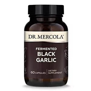 DR. MERCOLA Fermented Black Garlic - Fermentowany Czarny Czosnek (60 kaps.)