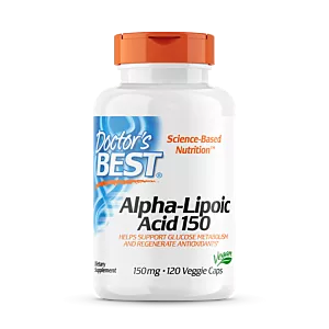 DOCTOR'S BEST ALA - kwas alfa liponowy 150 mg (120 kaps.)