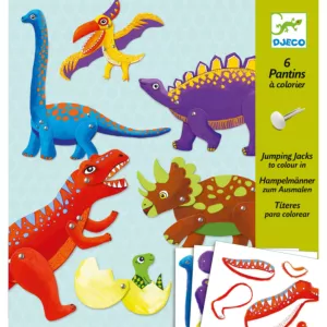 Zestaw kreatywny Ruchome postacie Dinozaury Djeco