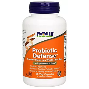 NOW FOODS Probiotic Defense - 13 szczepów bakterii (90 kaps.)