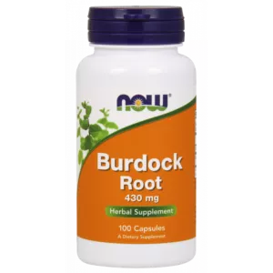 NOW FOODS Burdock Root - Korzeń Łopianu 430 mg (100 kaps.)