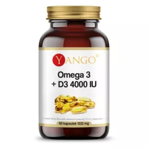 YANGO Omega 3 + D3 4000 IU (60 kaps.)