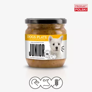 Karma Mokra dla Psa Junior kaczka/wołowina 360g