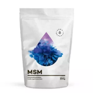 AURA HERBALS Siarka MSM - Metylosulfonylometan (200 g)