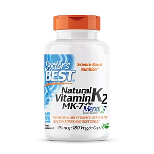 DOCTOR'S BEST Witamina K2 MK7 45 mcg (180 kaps.)