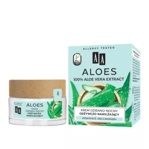 Aloes 100% Aloe Vera Extract krem dzienno-nocny odżywczo-nawilżający 50ml