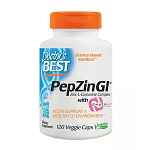 DOCTOR'S BEST PepZin Gl - Cynk + L-Karnozyna (120 kaps.)