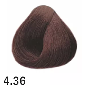 Allwaves Cream Color farba do włosów, koloryzacja trwała, 100 ml 4.36 kasztan