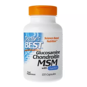 DOCTOR'S BEST Glukozamina + Chondroityna + MSM (120 kaps.)