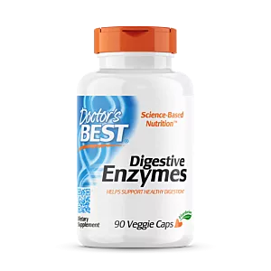 DOCTOR'S BEST Digestive Enzymes - Enzymy Trawienne (90 kaps.)