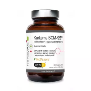 KENAY Kurkuma BCM-95 (CURCUGREEN) z piperyną (BIOPERINE) (60 kaps.)