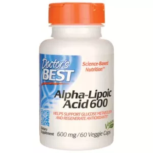DOCTOR'S BEST ALA - kwas alfa liponowy 600 mg (60 kaps.)