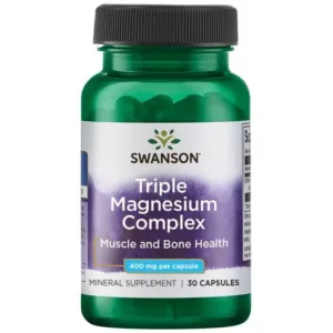 SWANSON Triple Magnesium complex 400 mg (30 kaps.)