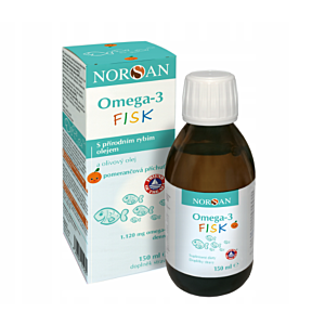 Suplementy diety dla dzieci Norsan Omega-3 Kids płyn 150 ml 1 szt. pomarańczowy