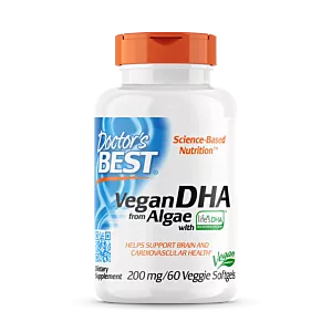 DOCTOR'S BEST Vegan DHA from Algae (60 kaps.)