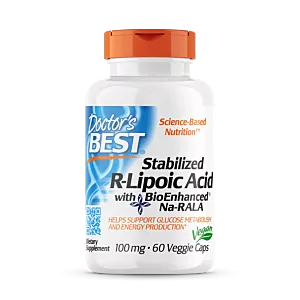DOCTOR'S BEST R-Lipoic Acid 100 mg with BioEnhanced Na-RALA (60 kaps.)