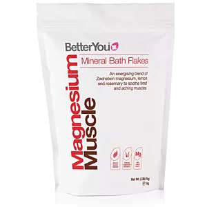 BETTERYOU Magnesium Flakes Muscle - Płatki Magnezowe do kąpieli (1 kg)