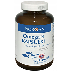 Suplement diety Norsan kwasy omega-3 kapsułki 120 szt.
