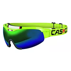 Okulary do nart biegowych CASCO Spirit Carbonic limegreen L (podnoszona szyba)