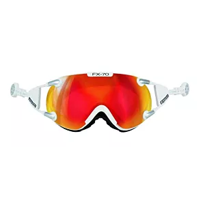 Gogle narciarskie CASCO FX-70 Carbonic white orange M