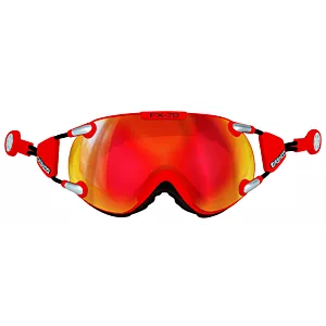Gogle narciarskie CASCO FX-70 Carbonic red orange M