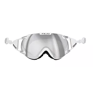 Gogle narciarskie CASCO FX-70 Carbonic white silver L