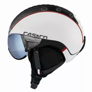 Kask narciarski CASCO SP-2 Comp Visor Polarized white black red M