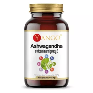 YANGO Ashwagandha z witaminami z grupy B (90 kaps.)