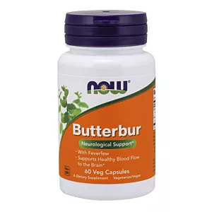 NOW FOODS Butterbur - Lepiężnik Różowy 75 mg (60 kaps.)