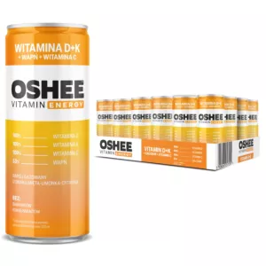 24x OSHEE Vitamin Energy Witamina D + K 250 ml