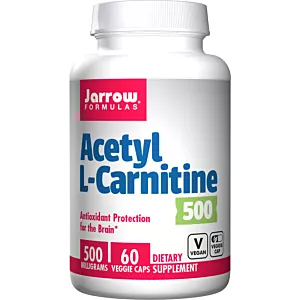 JARROW FORMULAS Acetyl L-Karnityna 500 mg (60 kaps.)