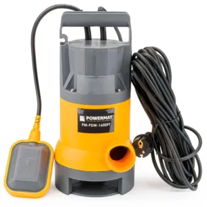 Pompa Powermat PM-PDW-1600PT do szamba wody brudnej czystej pływak 1600w