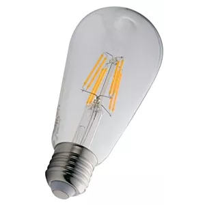 Żarówka LED E27 COG Filament Edison Ciepła 8W/960lm Łezka