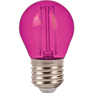 Żarówka LED E27 2W/60lm Dekoracyjna Kolor Różowy