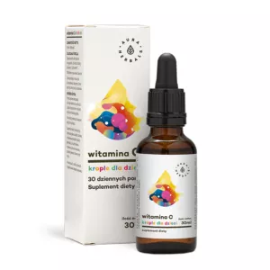 AURA HERBALS Witamina C Dla Dzieci 100 mg - krople (30 ml)