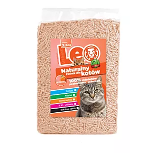 Żwirek dla kotów Leo Brzoskwiniowy Tofu