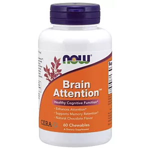 NOW FOODS Brain Attention (60 tabl.)