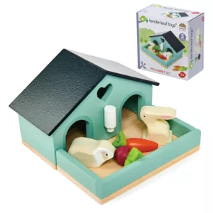 Drewniane figurki do zabawy króliczki  Tender Leaf Toys