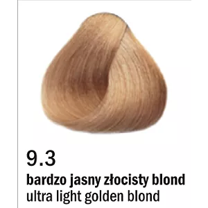 Allwaves Cream Color farba do włosów, koloryzacja trwała, 100 ml 9.3 bardzo jasny złocisty blond