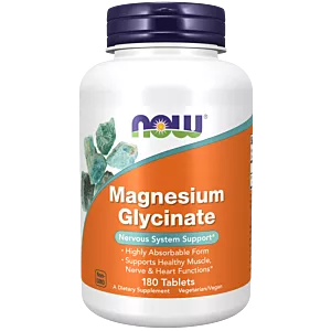 NOW FOODS Magnesium Glycinate (180 tabl.)